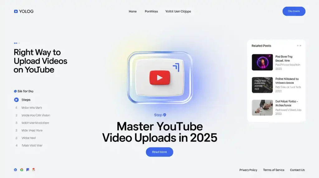 The Right Way to Upload Videos on YouTube in 2025